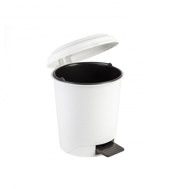 Carregue imagem no visualizador da galeriaBalde do Lixo Branco FAPLANA 17.5 L com pedal