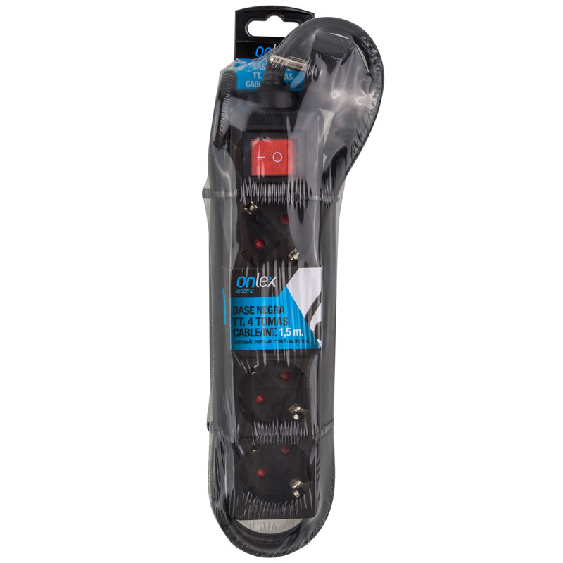 Carregue imagem no visualizador da galeriaExtensão 4 tomadas Onlex c/interruptor 1.5m