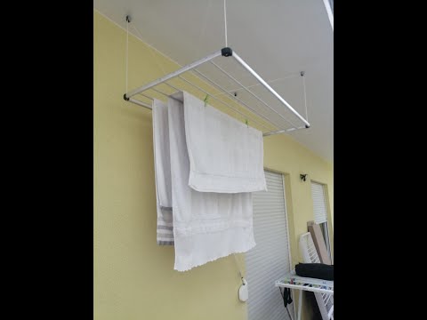 Carregar e reproduzir vídeo no visualizador da galeria, Estendal de teo em aluminio