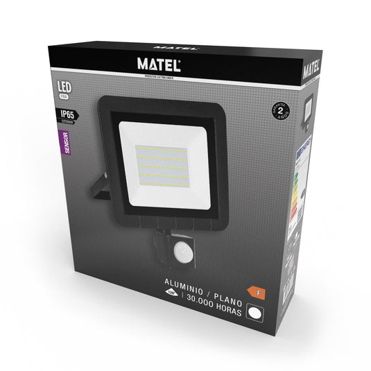 Projetor Led Matel com sensor 20W