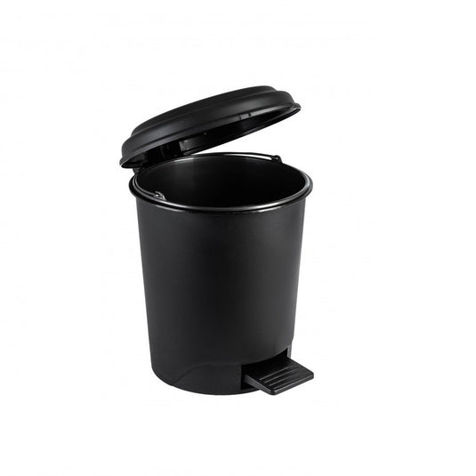 Balde do Lixo Preto FAPLANA 17.5 L com pedal