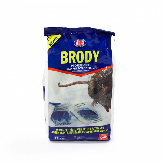 Brody Raticida Pasta Profissional 1,5kg