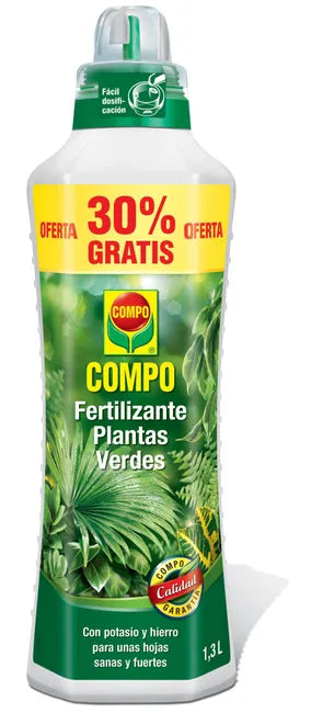 Fertilizante COMPO Plantas Verdes 1 L + 30 % Grátis