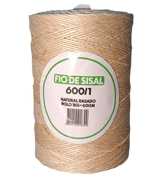 Fio Sisal 1 1kg 600m