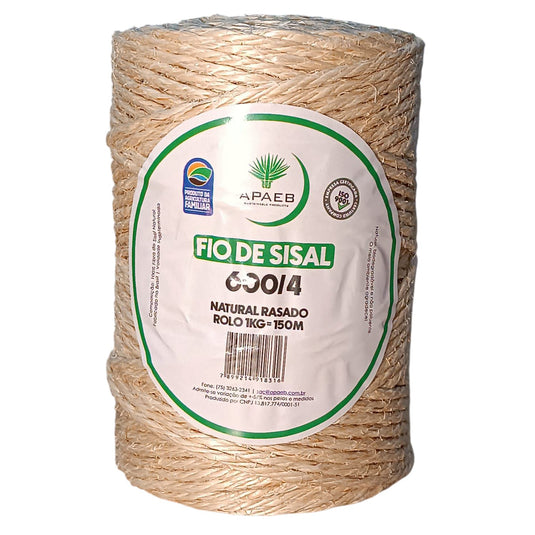 Fio Sisal para artesanato 600/4 