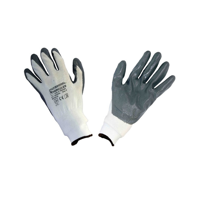 Luva Nitrilo Hércules HE4010G (12 Pares) | Alta Resistência | Útil Loja