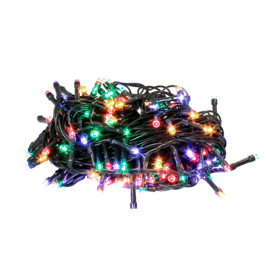 Luzes de Natal 8 Funções 100 Leds 12M Luz Led Multicor