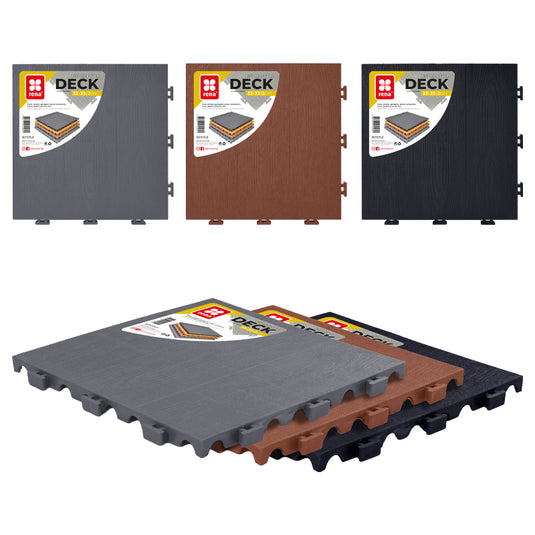 Estrado Click Deck (Piso Modular) 33x33x2cm - Pack 9 Uni.