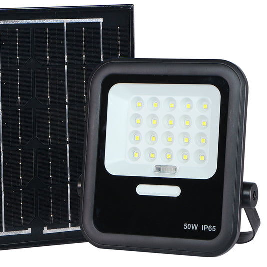 Projetor Led com painel solar 50W IP65